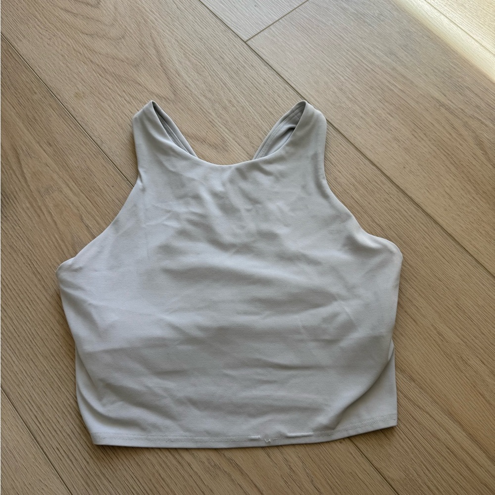 Cropped Athleta Tank Size Small Built-In Bra